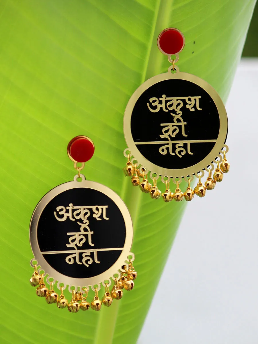 Customised Earrings (with Ghungroo)