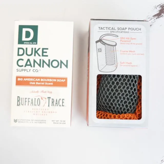 Duke Big American Bourbon Soap + Tactical Pouch