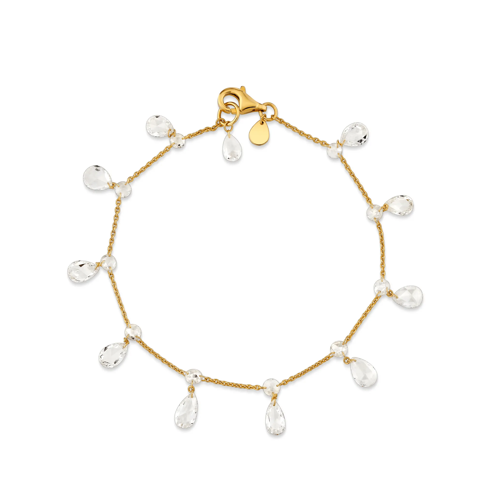 Eau de Rose Cut Gaia Bracelet