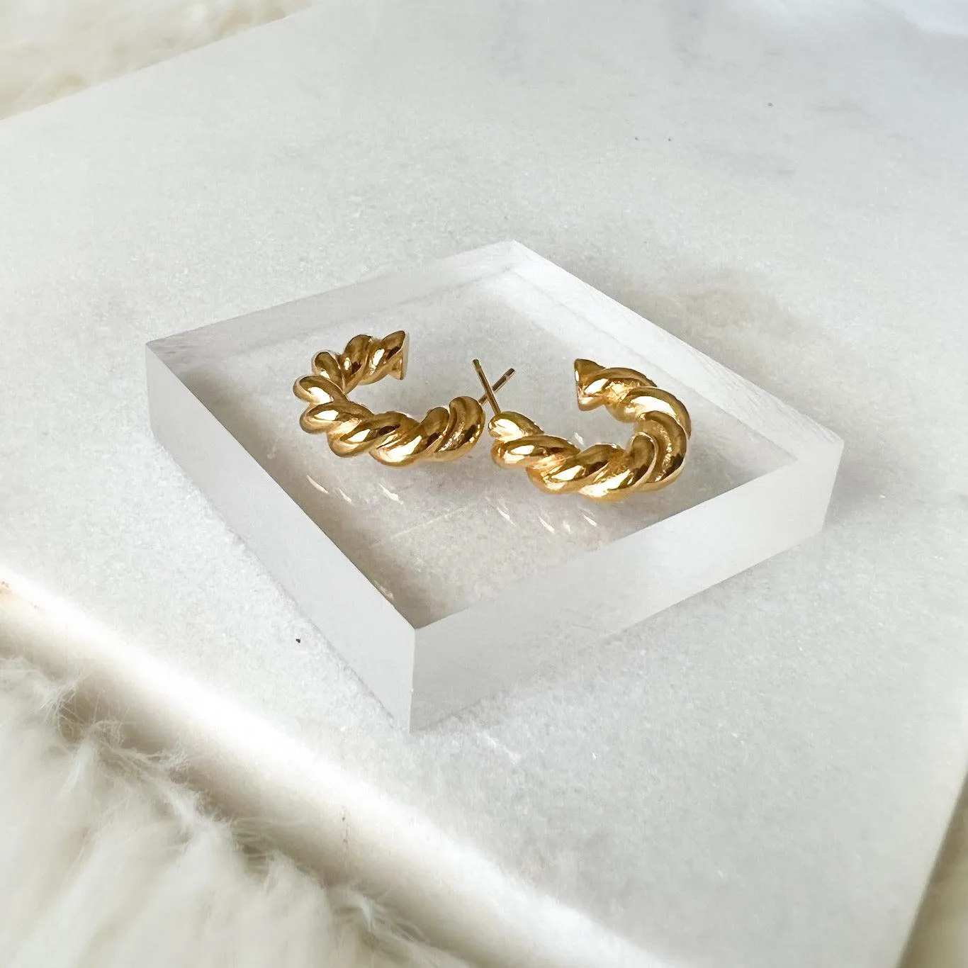 Emile Croissant Earrings