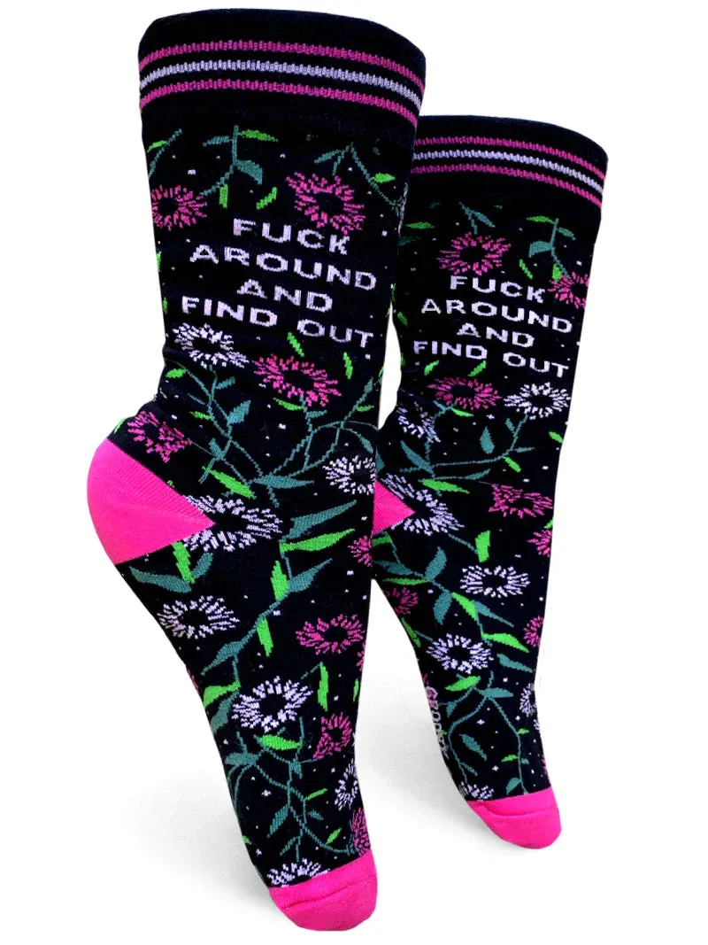 F Around and Find Out Womens Socks