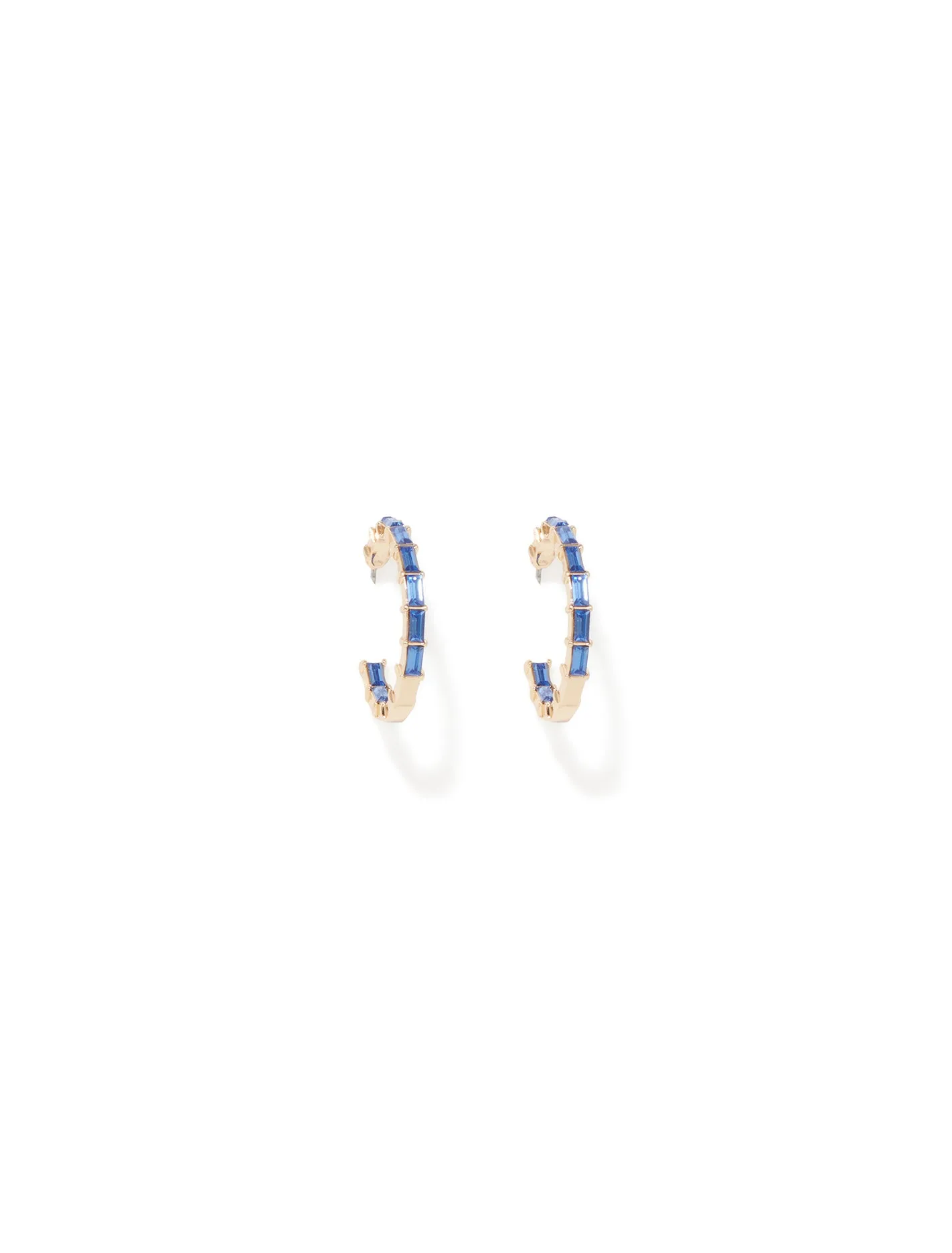 Finlay Fine Stone Hoop Earrings