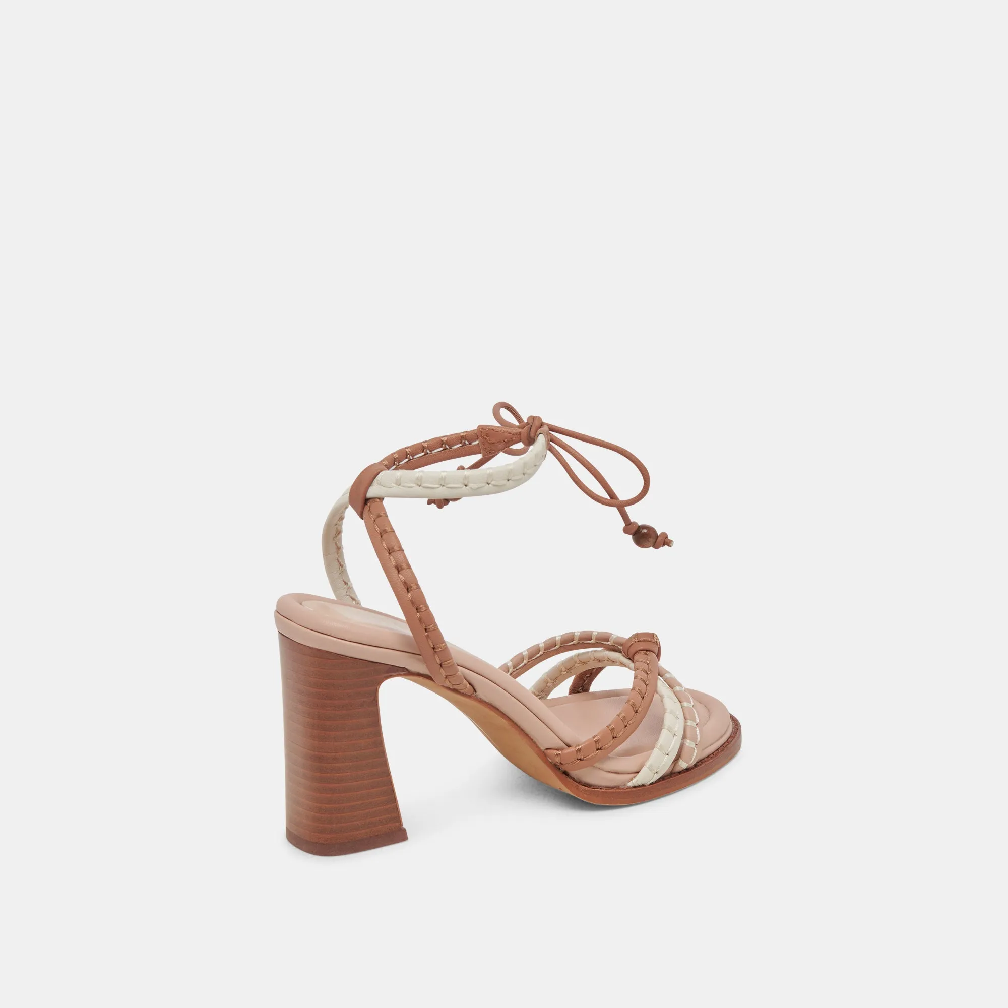 GAZELE HEELS TAN MULTI LEATHER