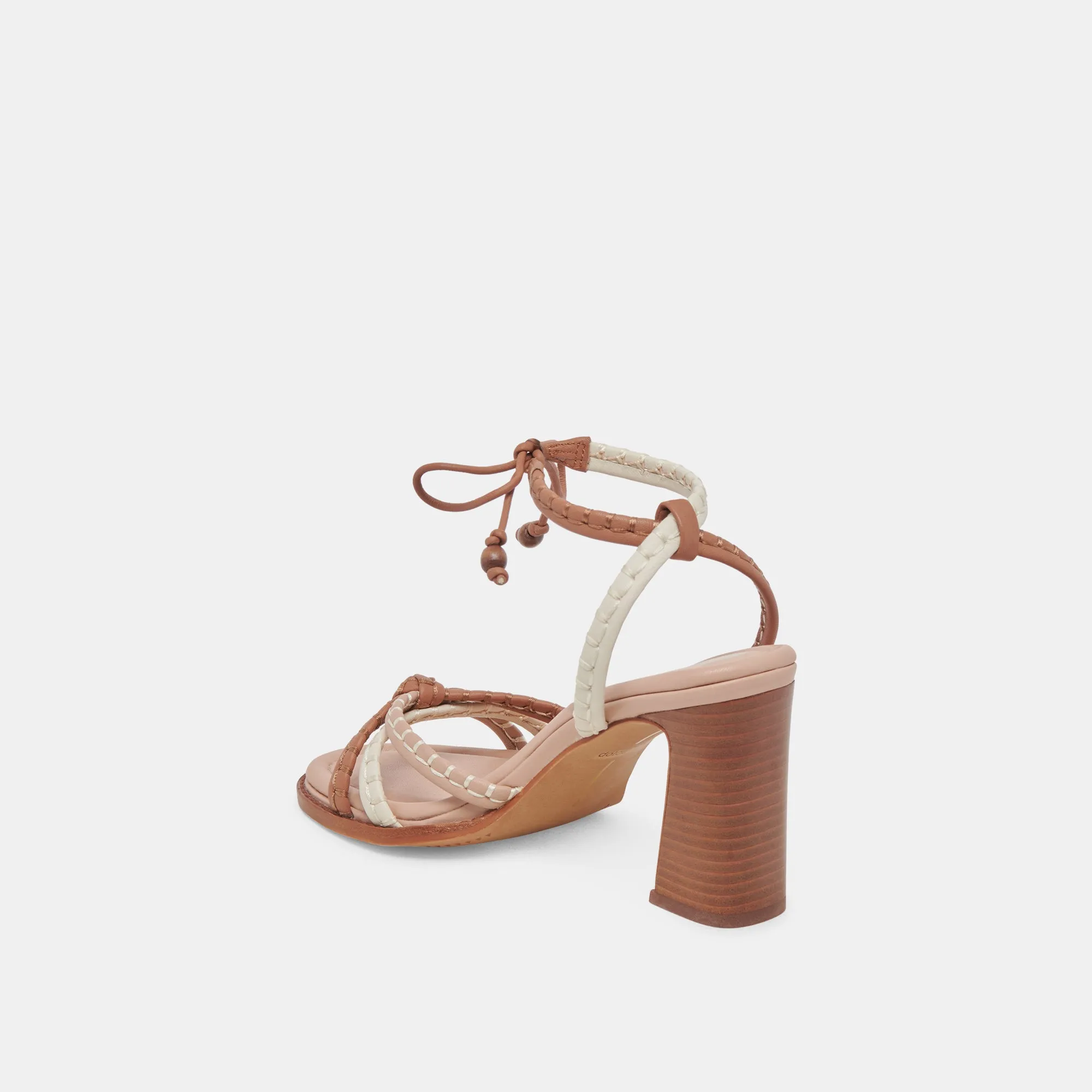 GAZELE HEELS TAN MULTI LEATHER