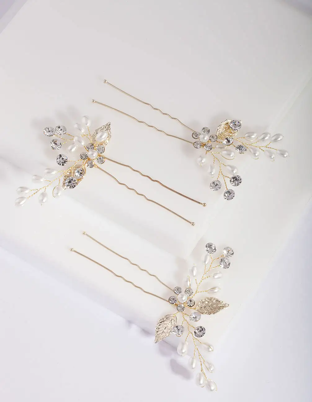 Gold Garden Pearl Pins