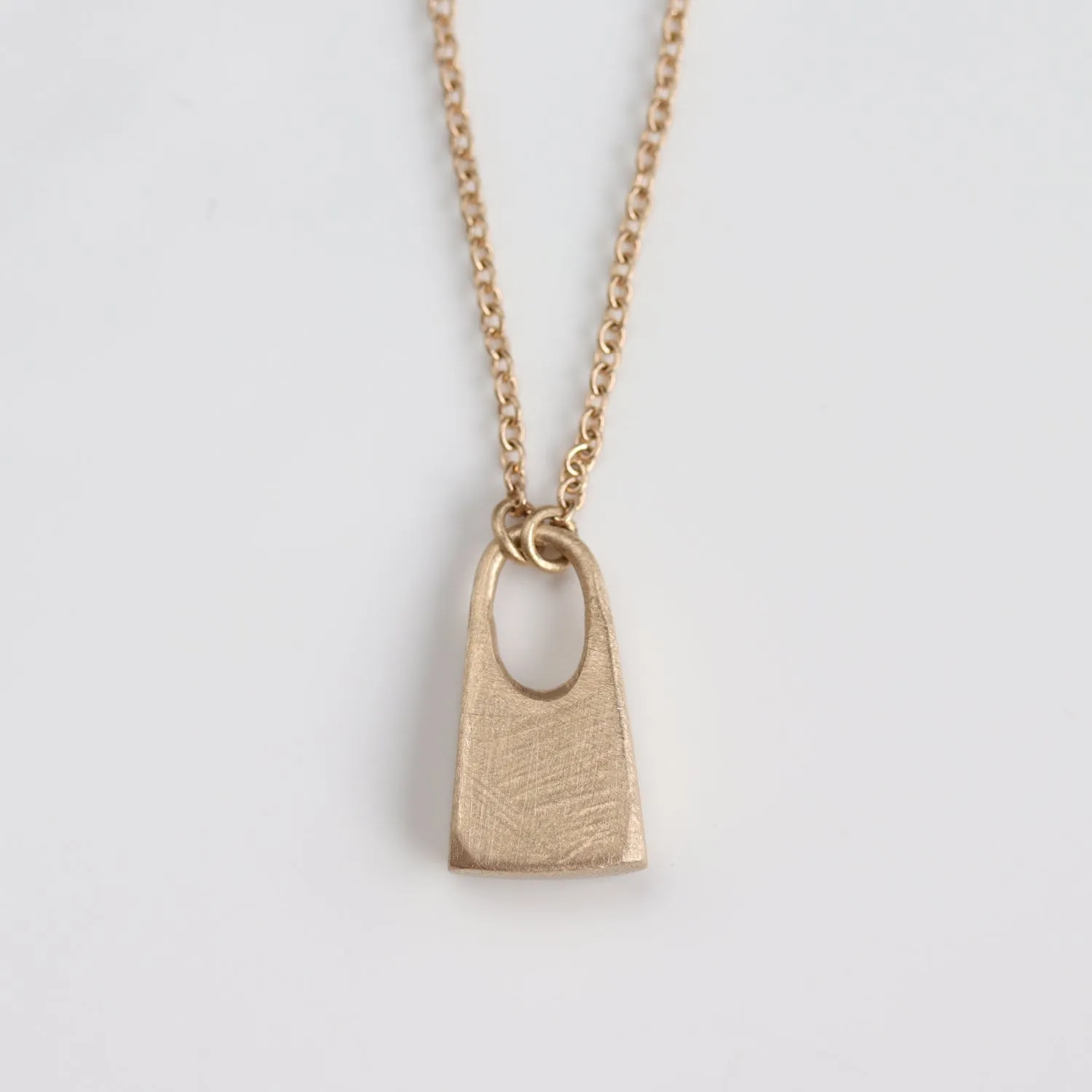 Gold Padlock Pendant