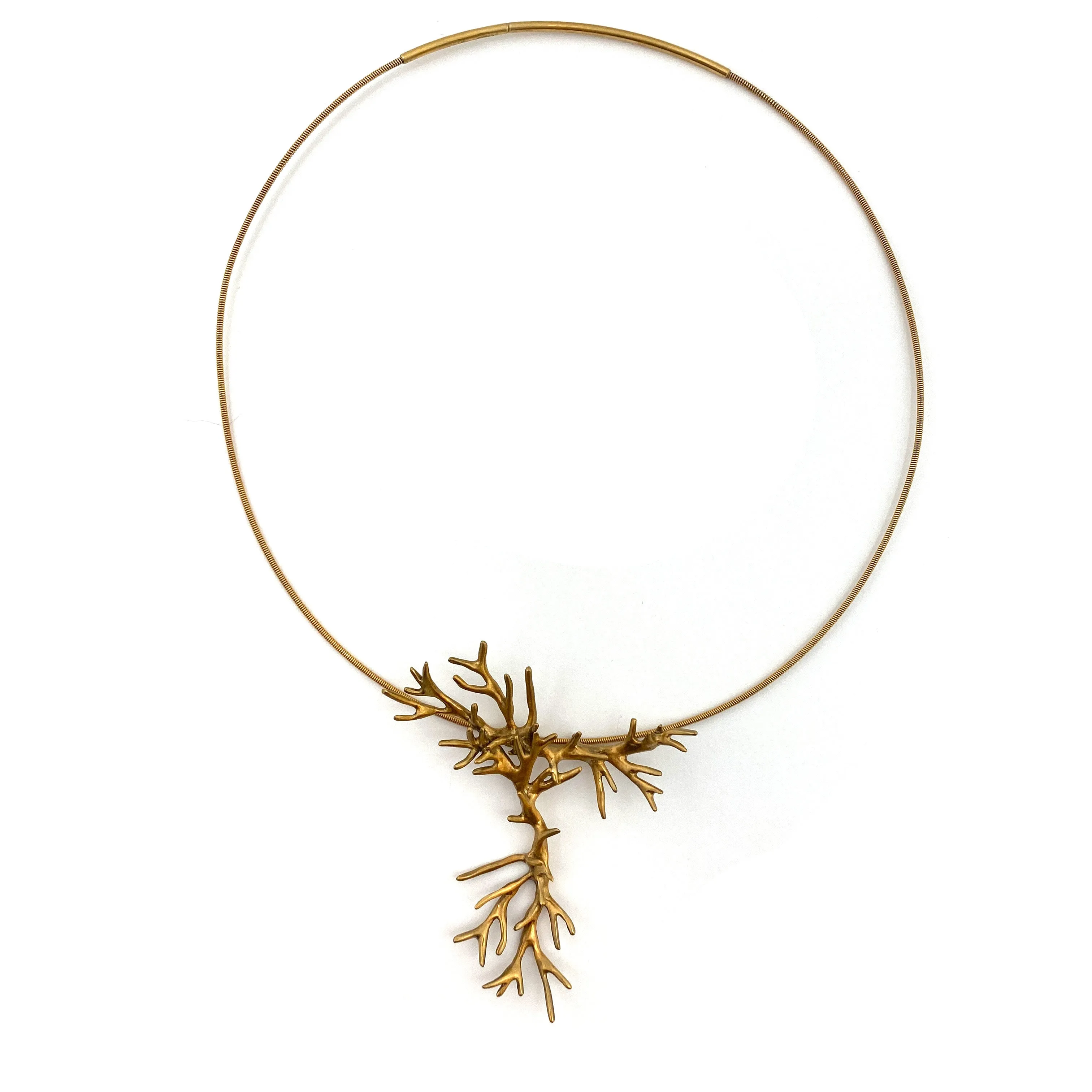 Gold Vermeil Branch Necklace