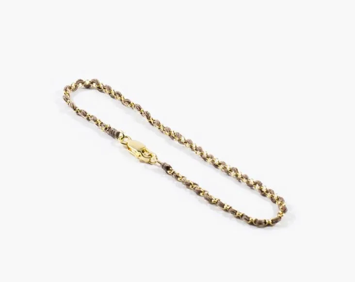 Gold-Vermeil chain bracelet / ROLLO