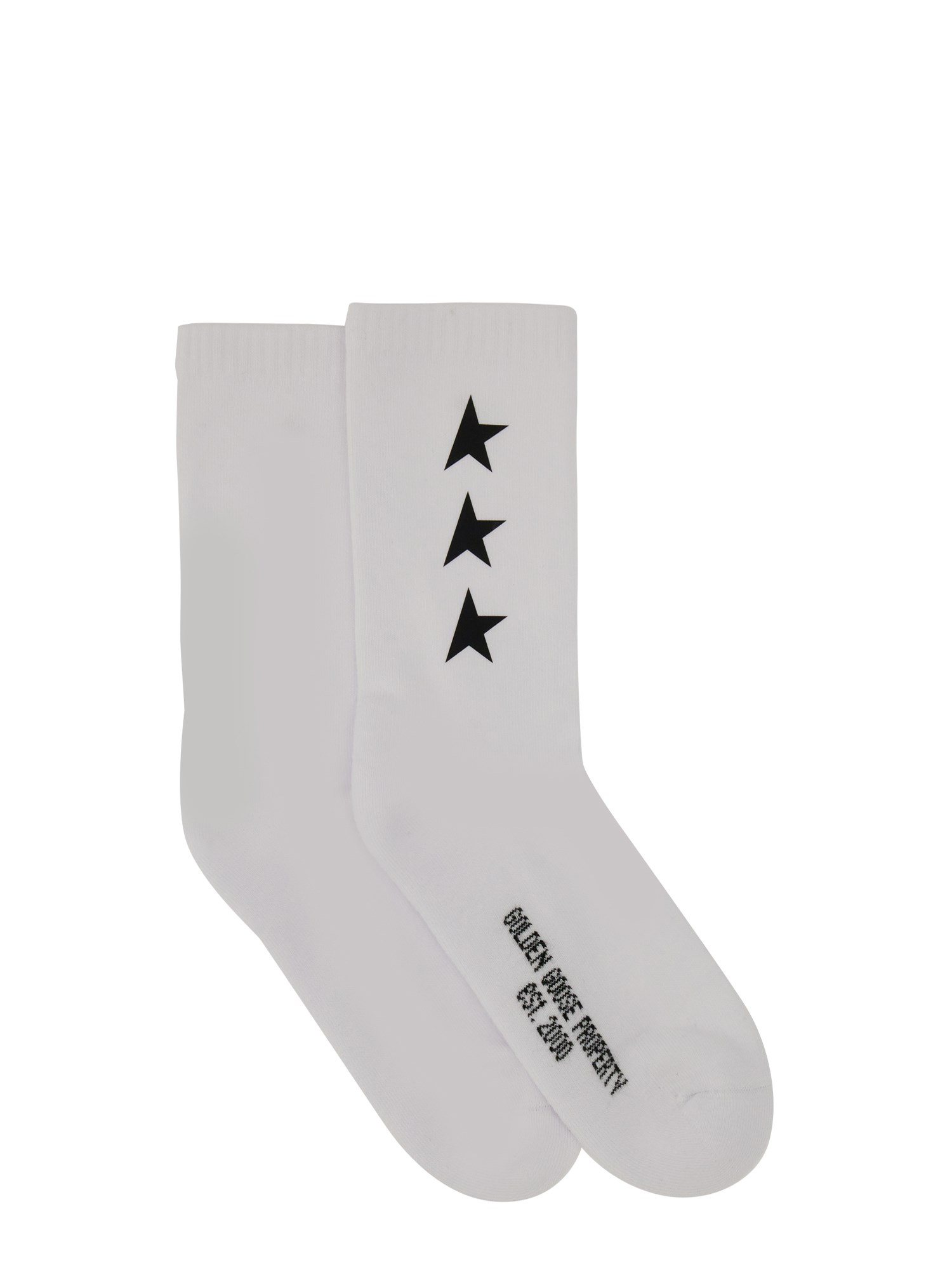 GOLDEN GOOSE    COTTON SOCKS WITH LOGO