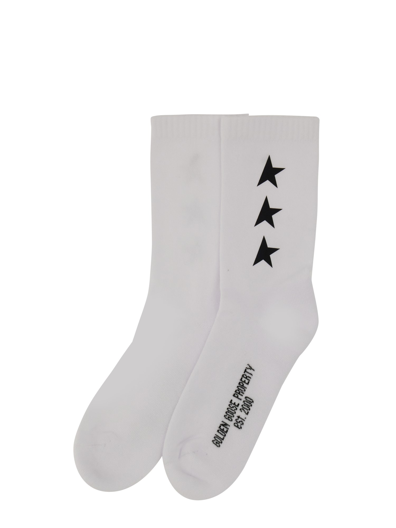 GOLDEN GOOSE    COTTON SOCKS WITH LOGO