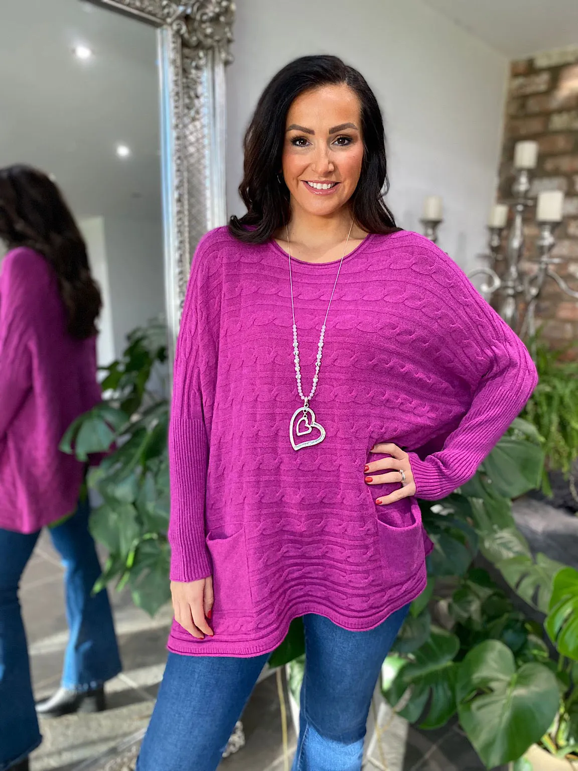 Grape Premium Knit Beatrice