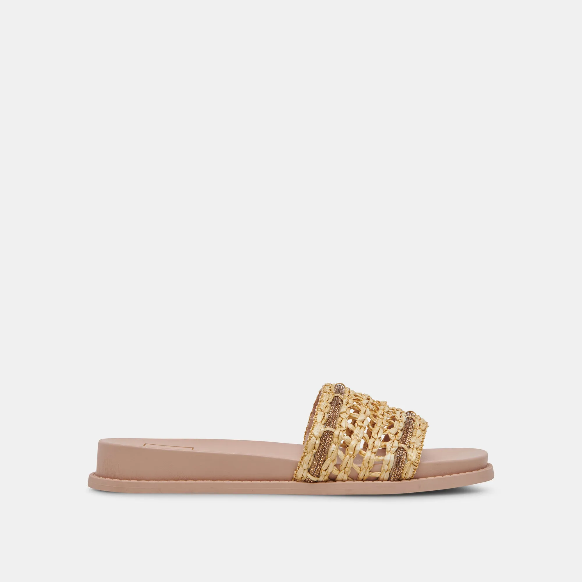 GWENN SANDALS NATURAL RAFFIA