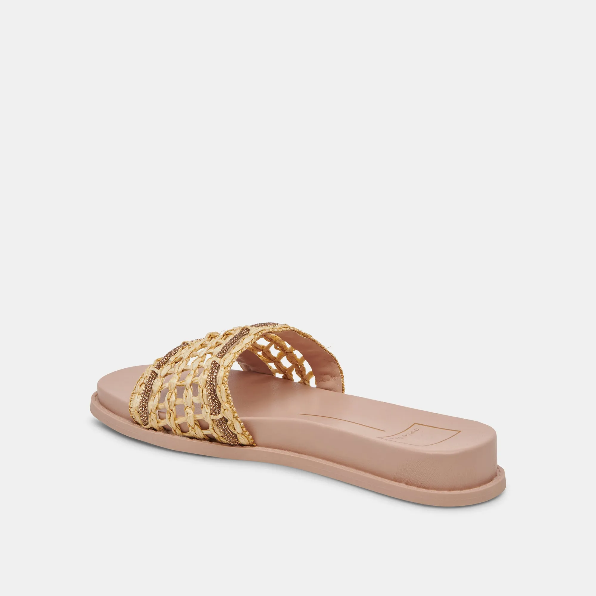 GWENN SANDALS NATURAL RAFFIA