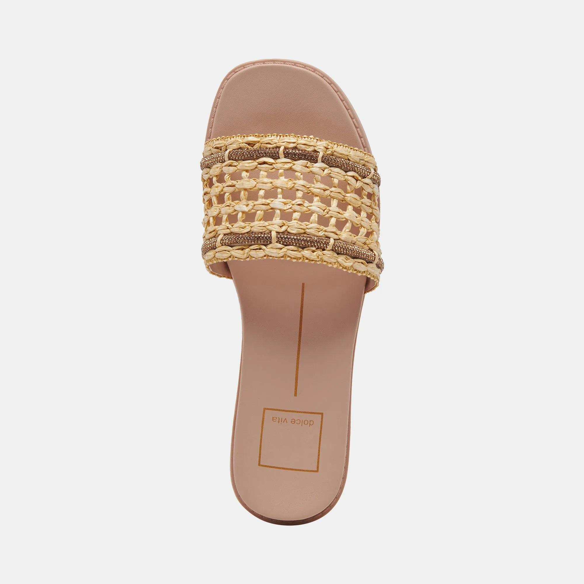 GWENN SANDALS NATURAL RAFFIA