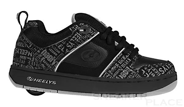 Heelys Typhoon - shoes with wheels black/charcoal