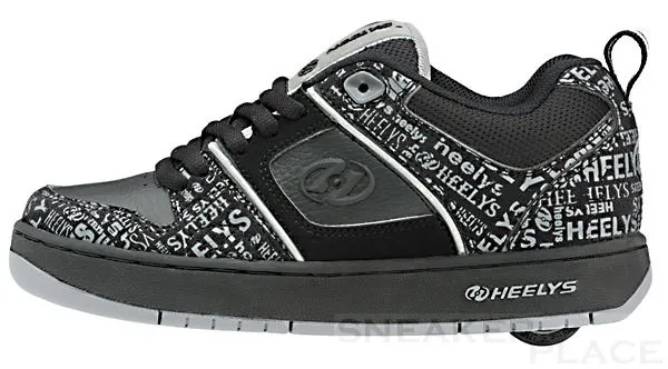 Heelys Typhoon - shoes with wheels black/charcoal