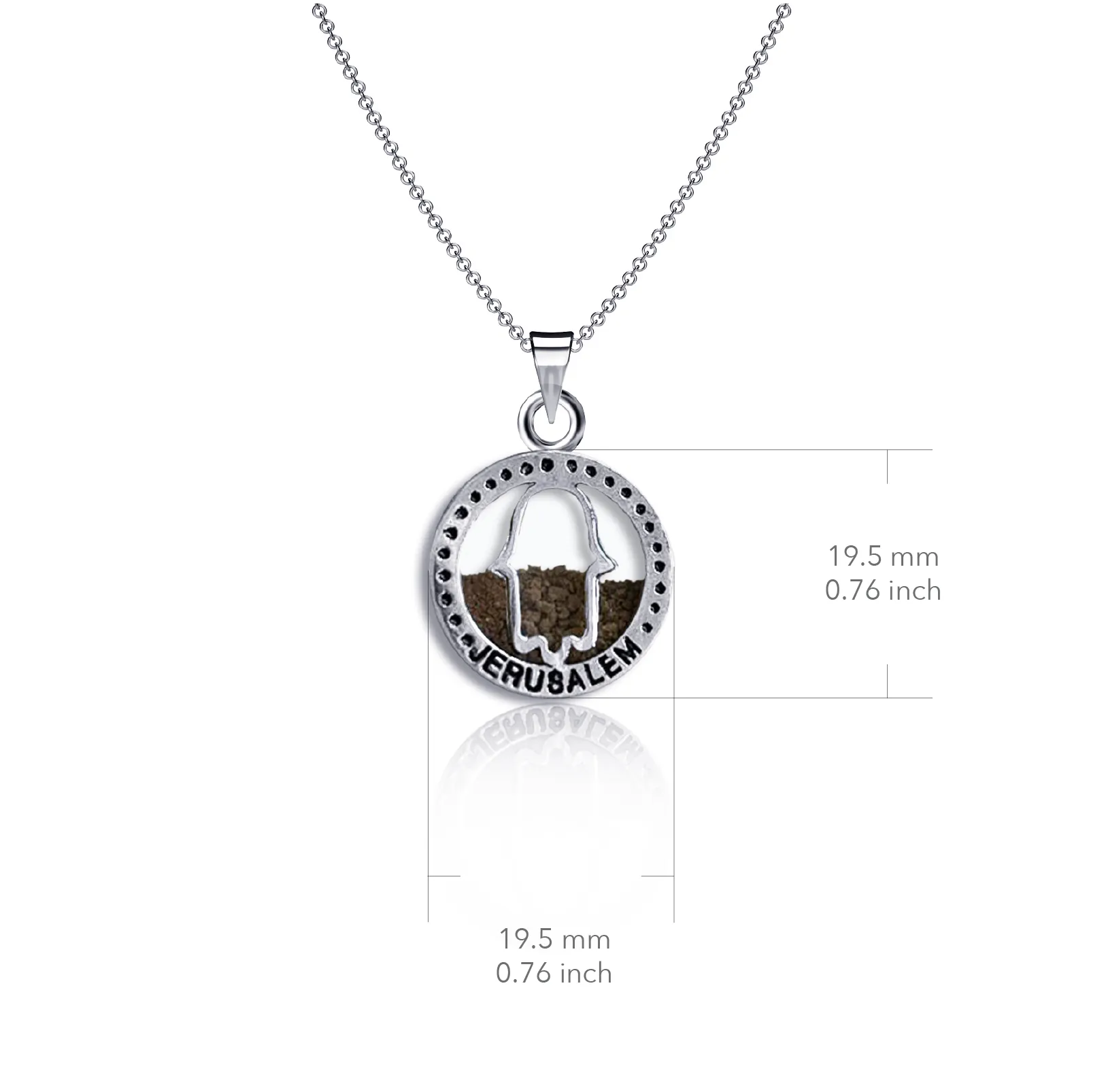 Holy Land Hamsa Necklace