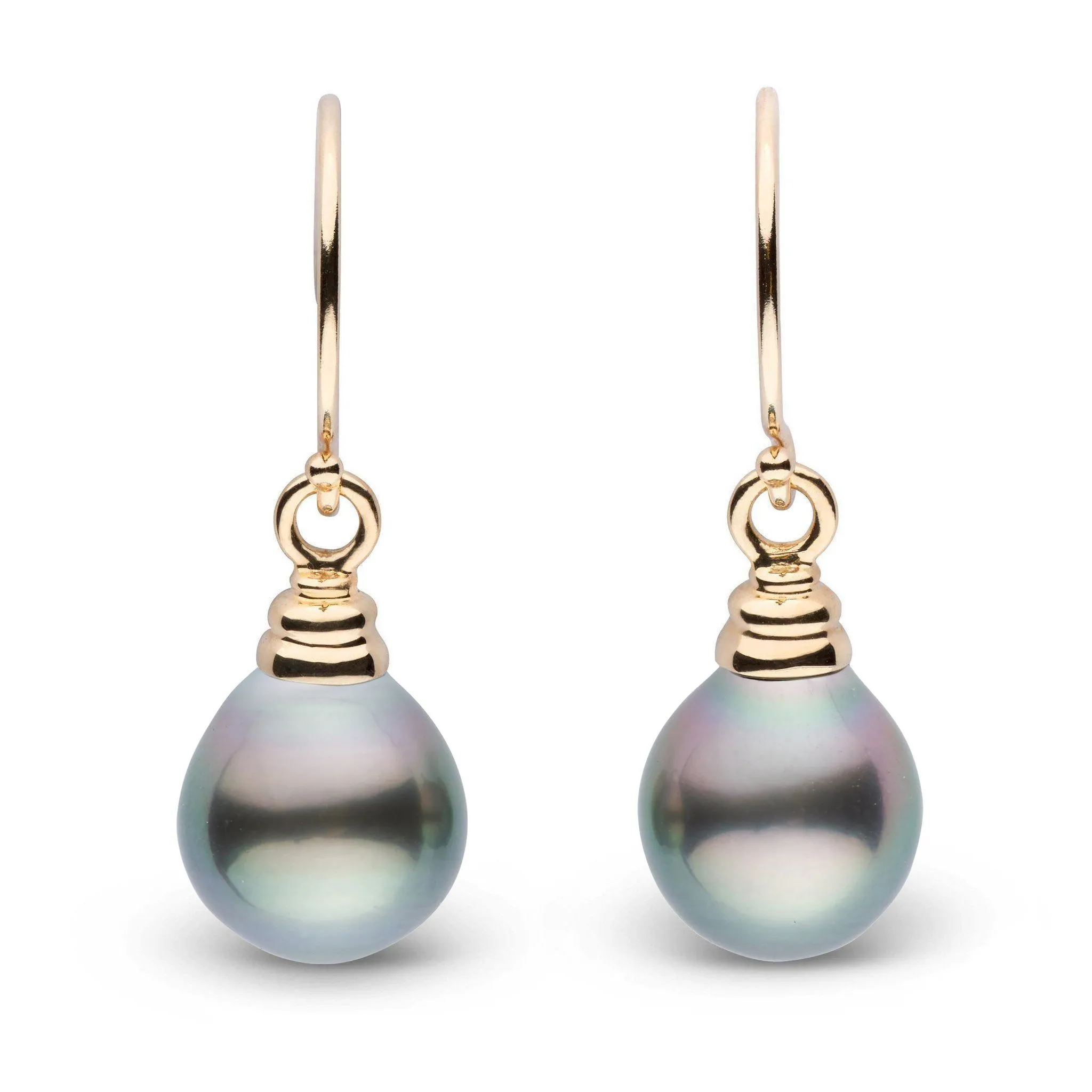 Honey Collection Tahitian Drop 11.0-12.0 mm Pearl Earrings