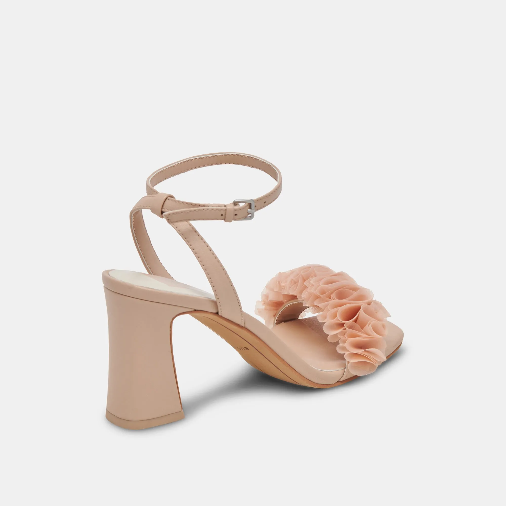 IESHA HEELS LT BLUSH LEATHER