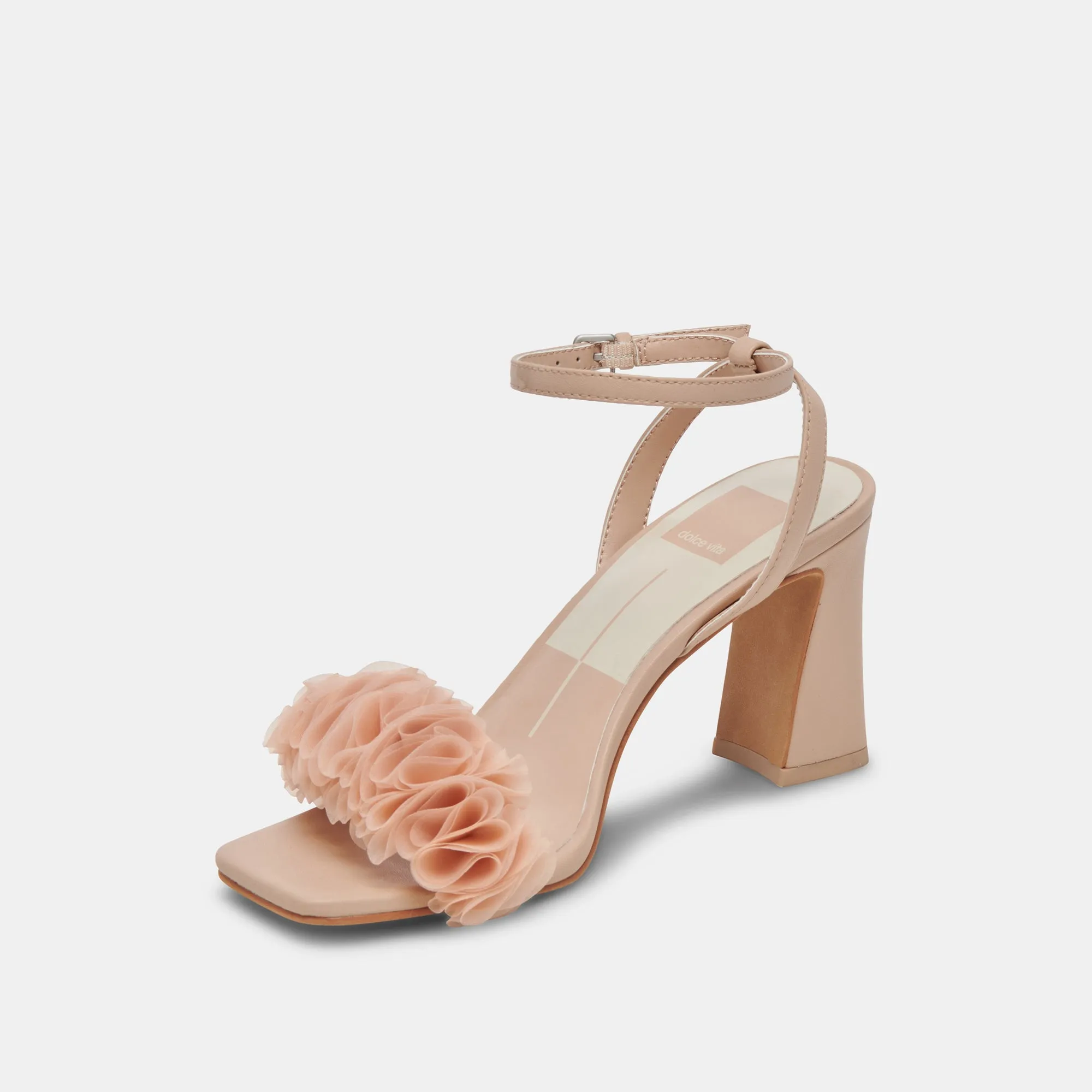 IESHA HEELS LT BLUSH LEATHER