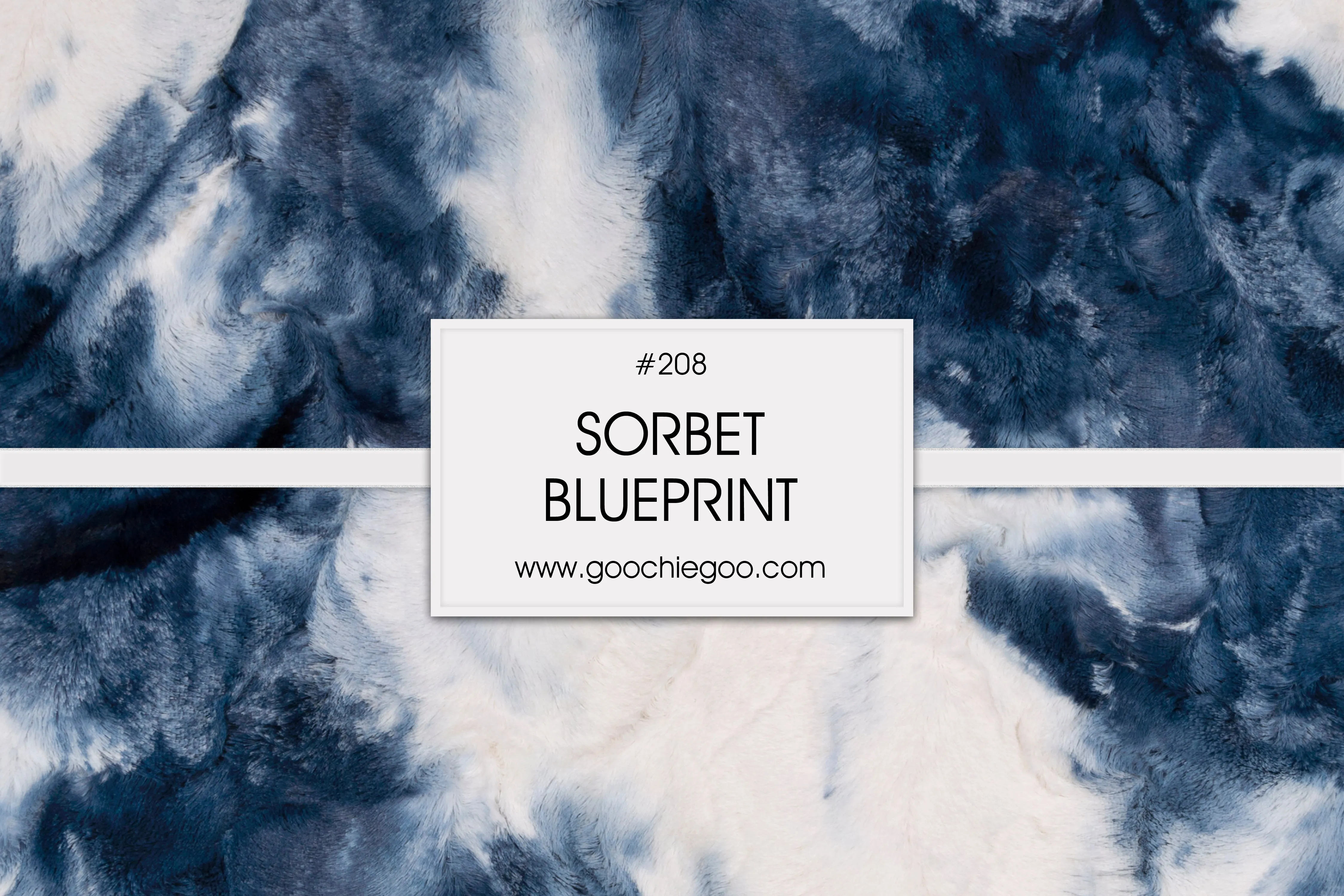 Indigo Blueprint Sorbet Blanket / Throw