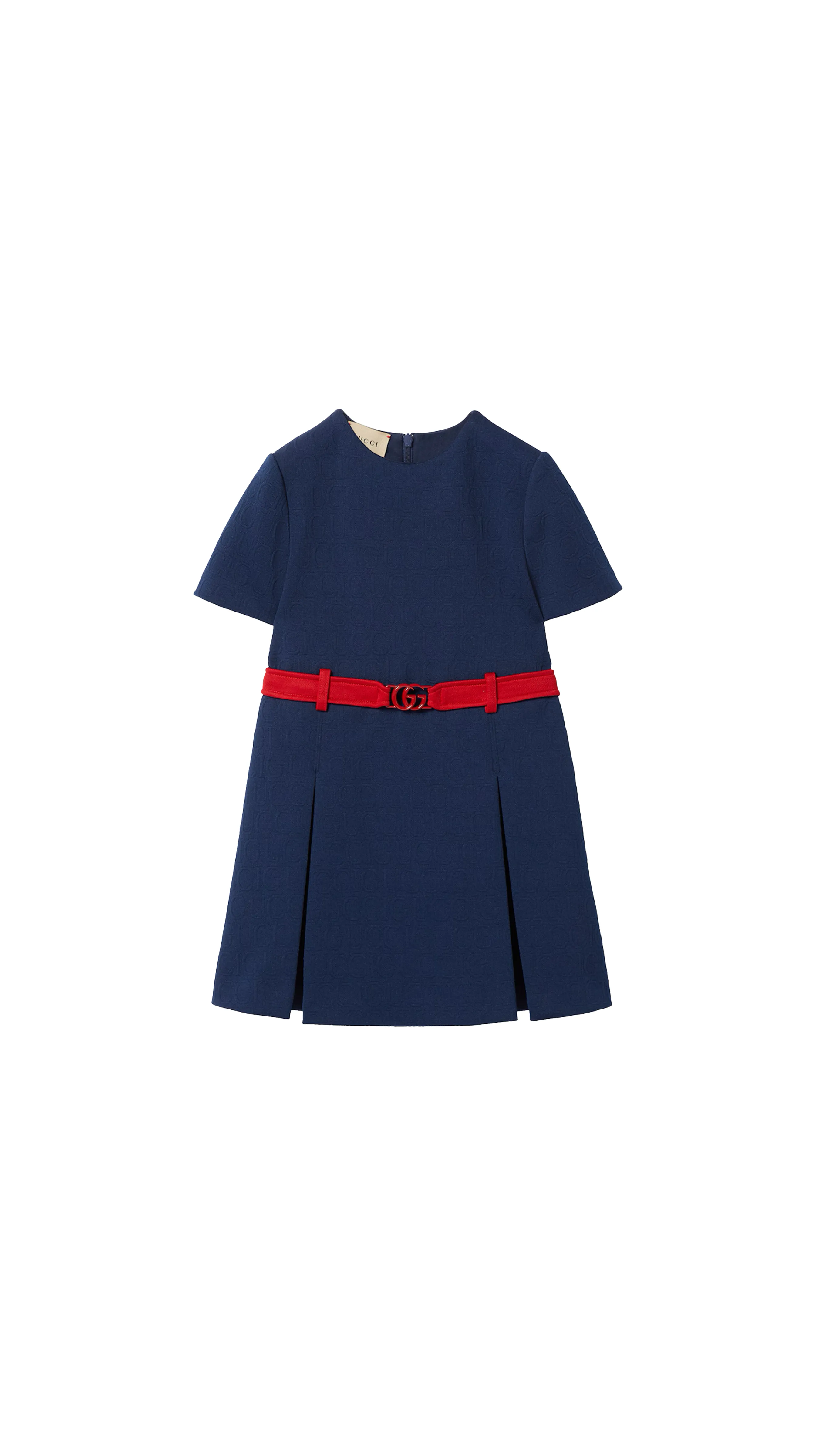 Kids Jersy Dress - Blue\Red