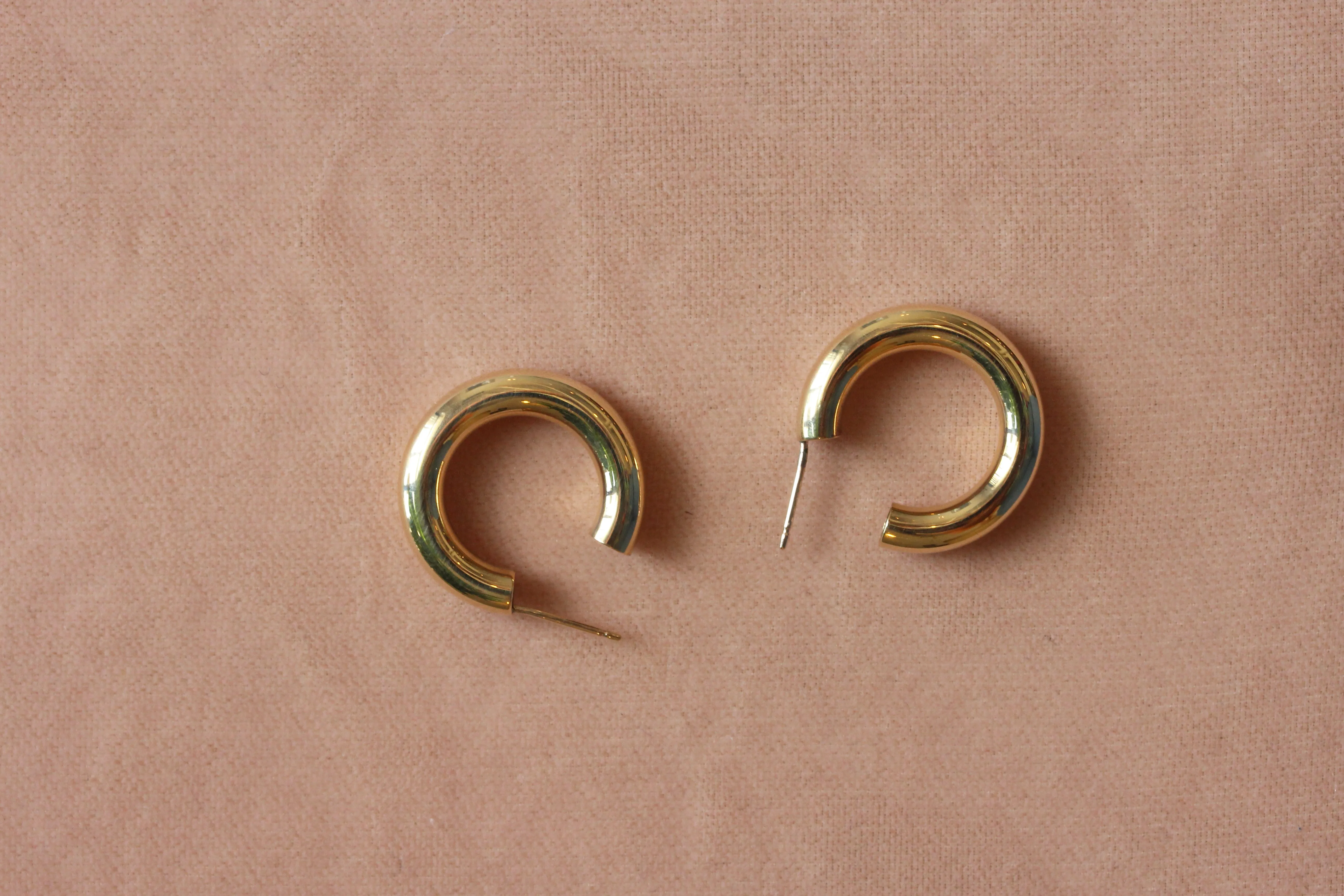 Laura Lombardi Medium Hoop Earrings