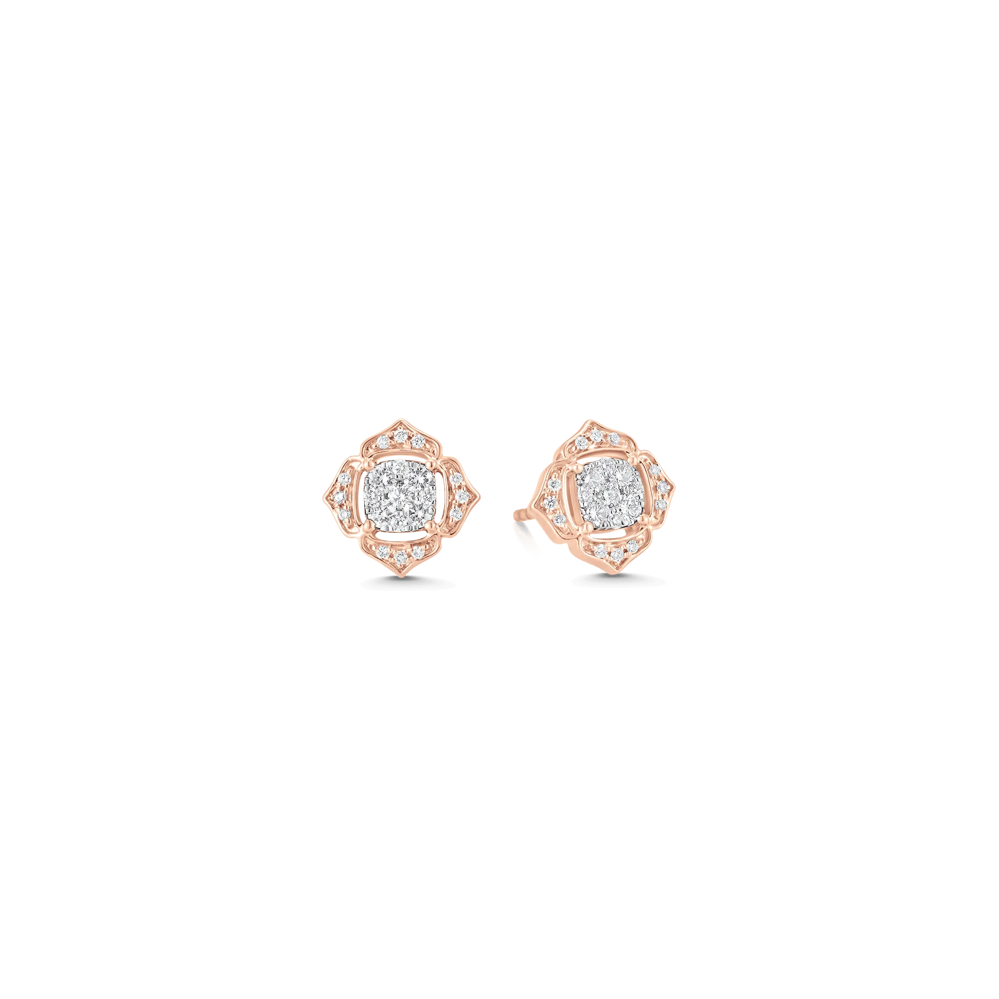 Leela Petite Diamond Stud Earrings