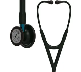 Littmann Cardiology IV Diagnostic Stethoscope Blue Pop in Black