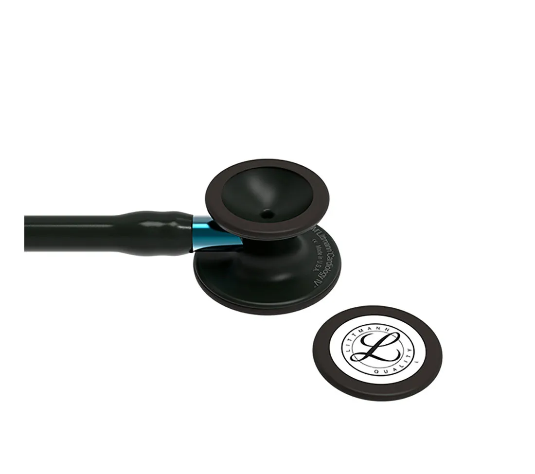 Littmann Cardiology IV Diagnostic Stethoscope Blue Pop in Black