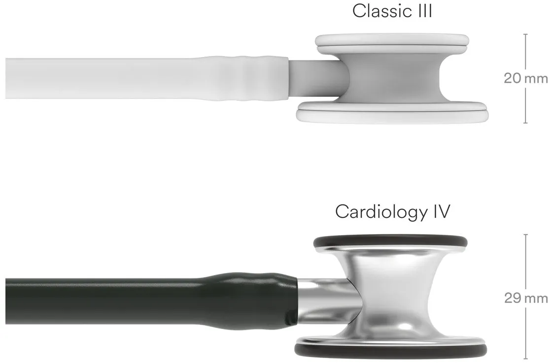 Littmann Cardiology IV Diagnostic Stethoscopes with Standard Finish (6 colors)