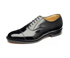 LOAKE 747B Polished Toe Cap Oxford shoe - Black