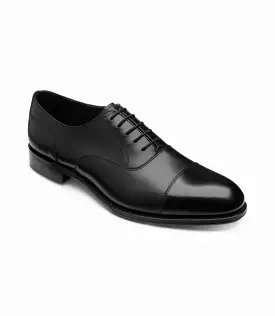 LOAKE - Stonegate Premium Toe Cap Shoe - Carbon Black