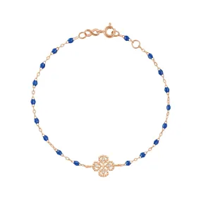 Lucky Clover Classic Gigi Lapis diamond Bracelet, Rose Gold, 6.7