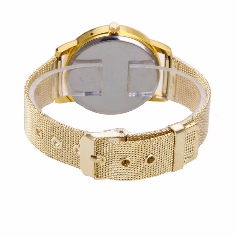 Luxury Ladies Watch Montre Crystal Golden Full Steel Reloj Mujer Watch Women Dress Watches Relogio feminino Dourado