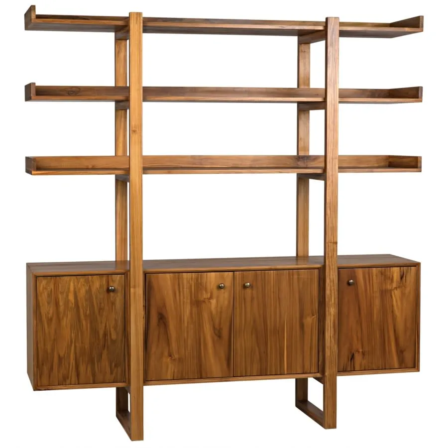 Malistae Bookcase - Bali Teak