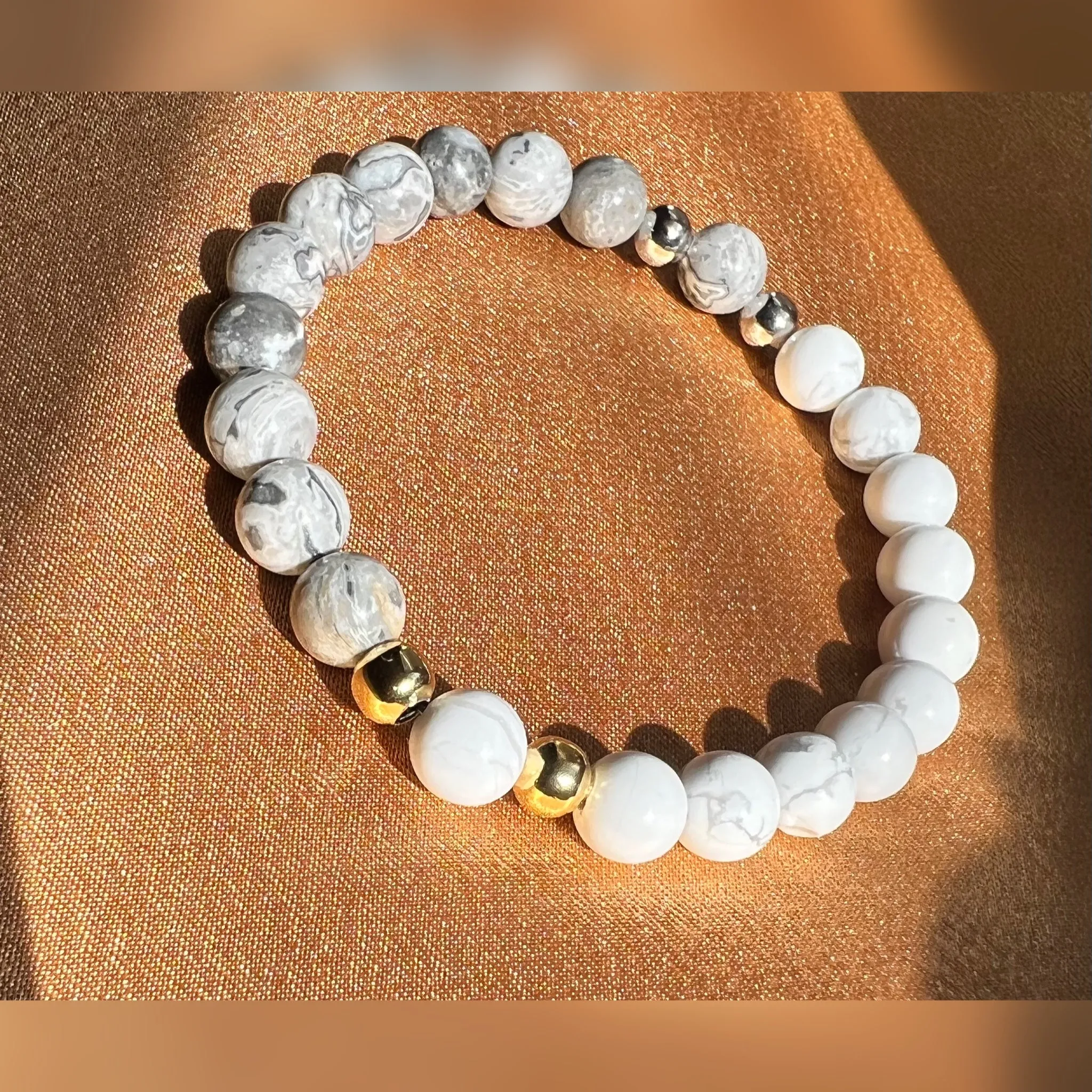 Marble Me Beaded Bracelet.