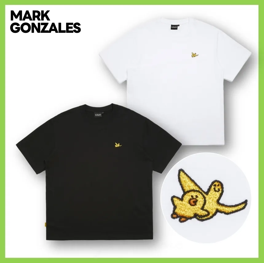 Mark Gonzales  |Unisex Street Style Collaboration Logo T-Shirts