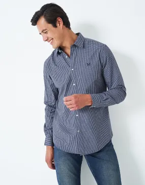 Men's Crew Micro Gingham Marl Shirt from Crew Clothing Company