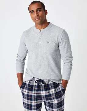 Men's Long Sleeve Waffle Marl Top from Crew Clothing Company