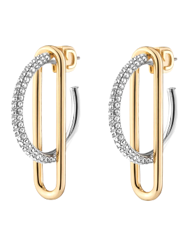 Mini Astra Hoops (Gold/Crystal)