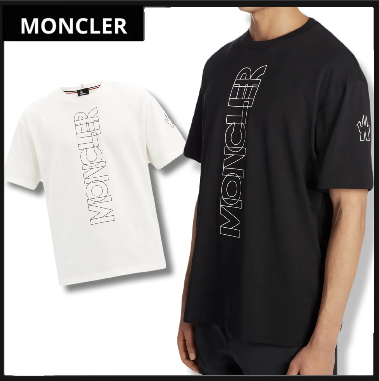 MONCLER  |Unisex Street Style Short Sleeves Logo T-Shirts