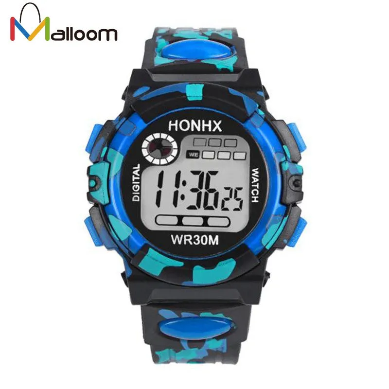 Multifunction Digital Watch Kids Child Boy Girl Malloom Top Luxury Relogio Montre Electronic Watches