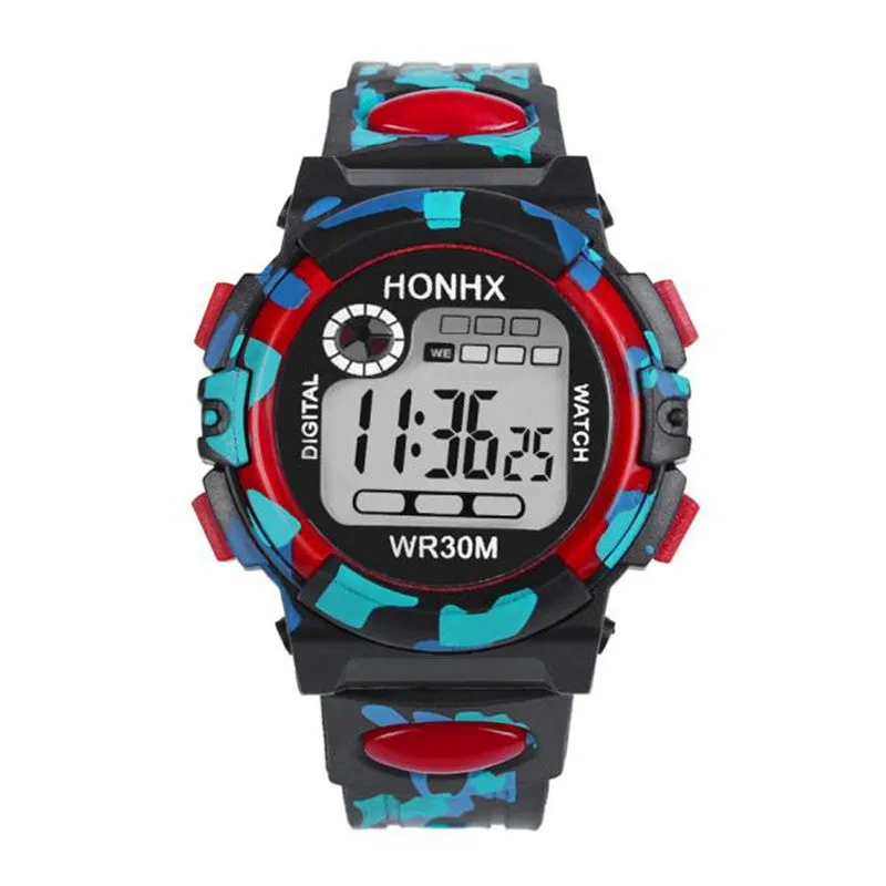 Multifunction Digital Watch Kids Child Boy Girl Malloom Top Luxury Relogio Montre Electronic Watches