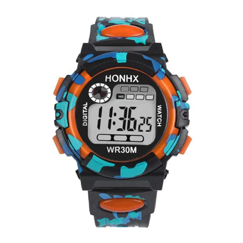 Multifunction Digital Watch Kids Child Boy Girl Malloom Top Luxury Relogio Montre Electronic Watches