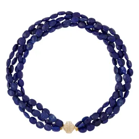 Nancy Lapis Multi-Strand Necklace