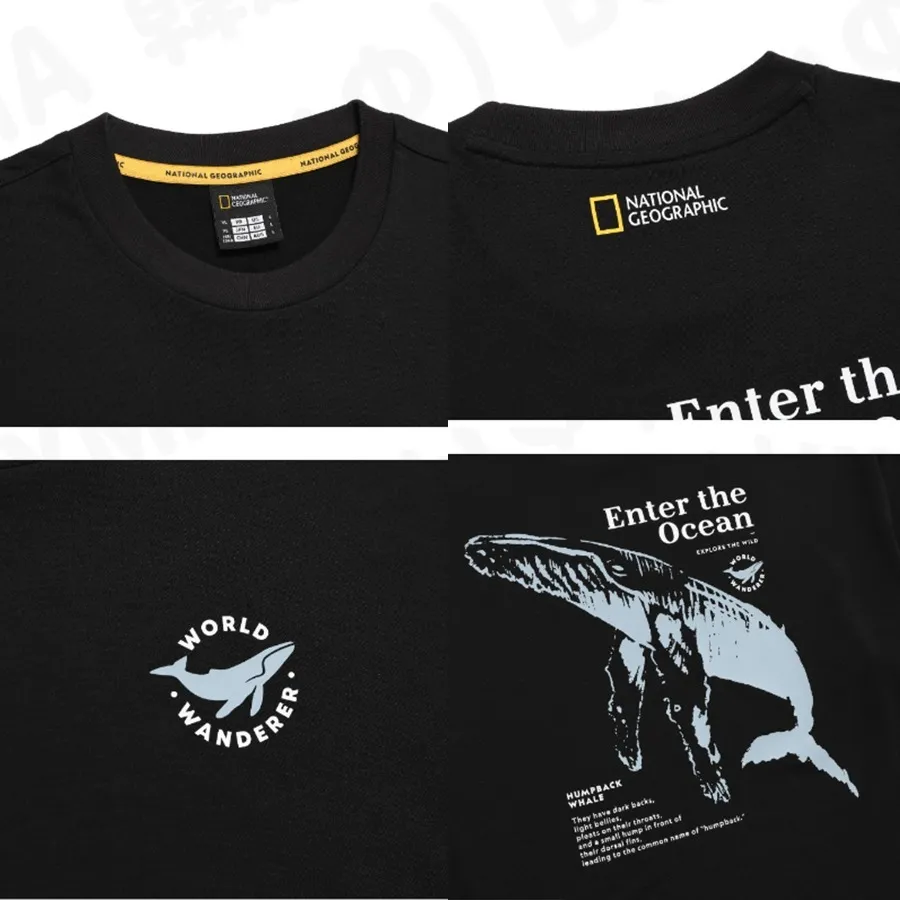 NATIONAL GEOGRAPHIC  |Unisex Street Style Logo T-Shirts