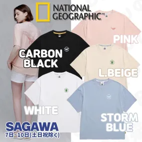 NATIONAL GEOGRAPHIC  |Unisex Street Style Logo T-Shirts