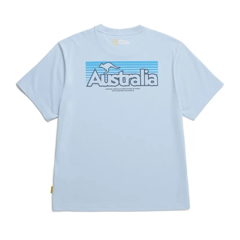 NATIONAL GEOGRAPHIC  |Unisex Street Style Short Sleeves Logo T-Shirts