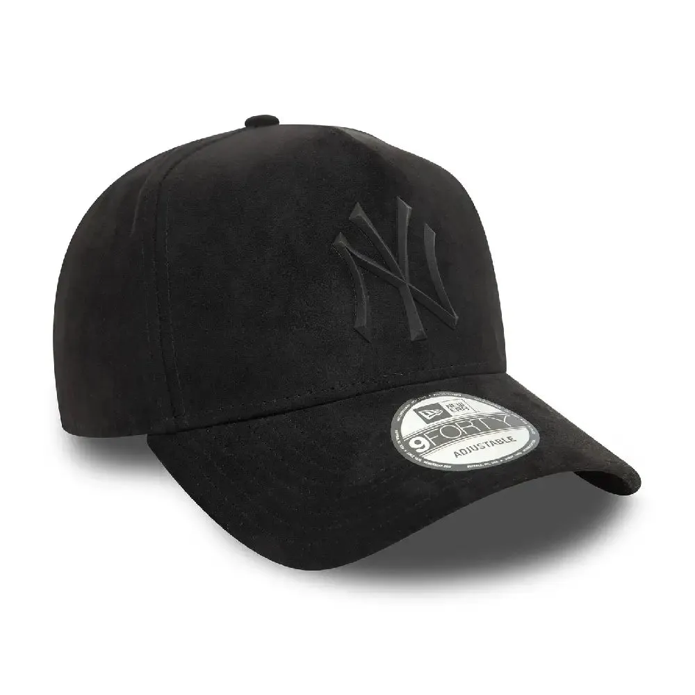 New York Yankees Faux Suede Black 9FORTY E-Frame Cap